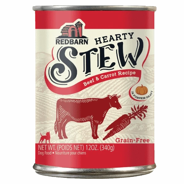RedBarn Hearty Stew Beef & Carrot Recipe Canned Dog Food, 12oz