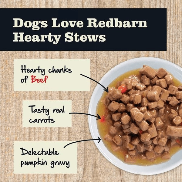 RedBarn Hearty Stew Beef & Carrot Recipe Canned Dog Food, 12oz