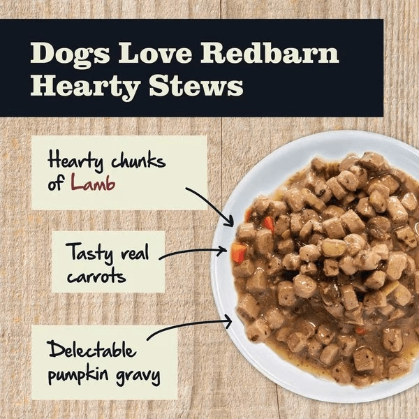 RedBarn Hearty Stew Lamb & Carrot Recipe Canned Dog Food, 12oz