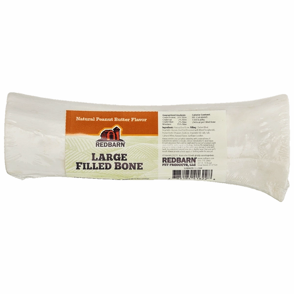RedBarn Natural Filled Bone; Peanut Butter