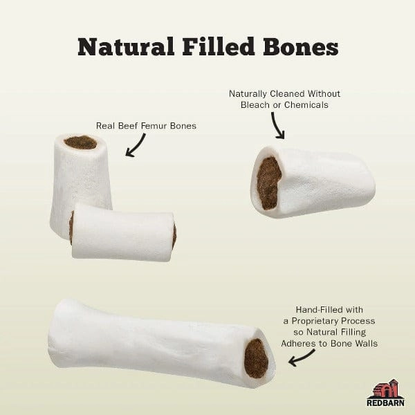 RedBarn Natural Filled Bone; Peanut Butter