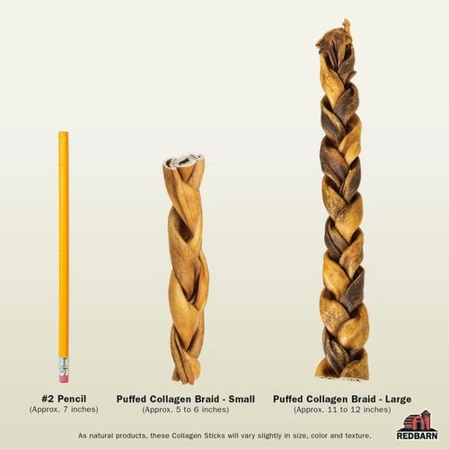 RedBarn Puffed Collagen Braid