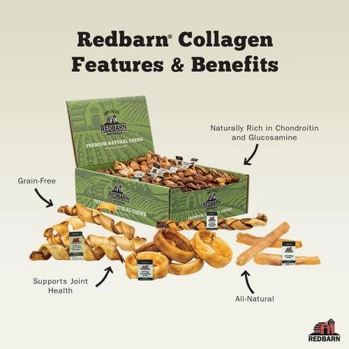 RedBarn Puffed Collagen Braid