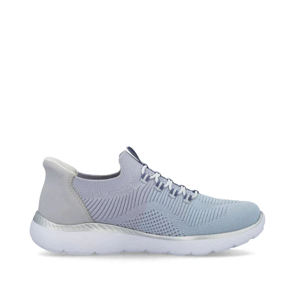 Rieker Shoes M5066-30 Aqua/Lilac Multi Ready 2 Go Knit