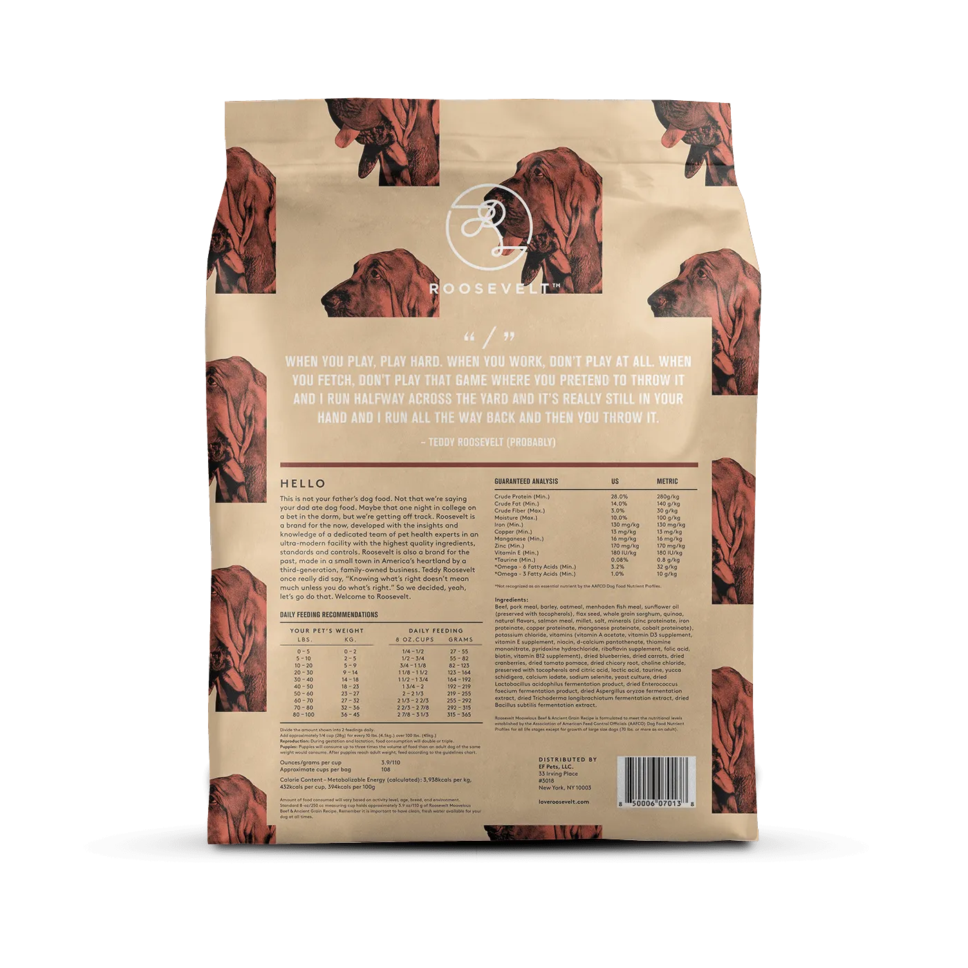 Roosevelt Moovelous Beef & Ancient Grain Recipe Dry Dog Food