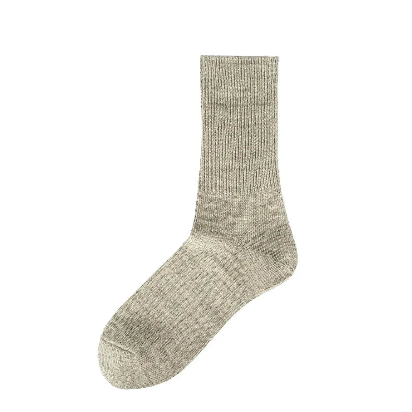 Rototo Organic Daily 3 Pack Ribbed Ecru / Gray Shoes Rototo