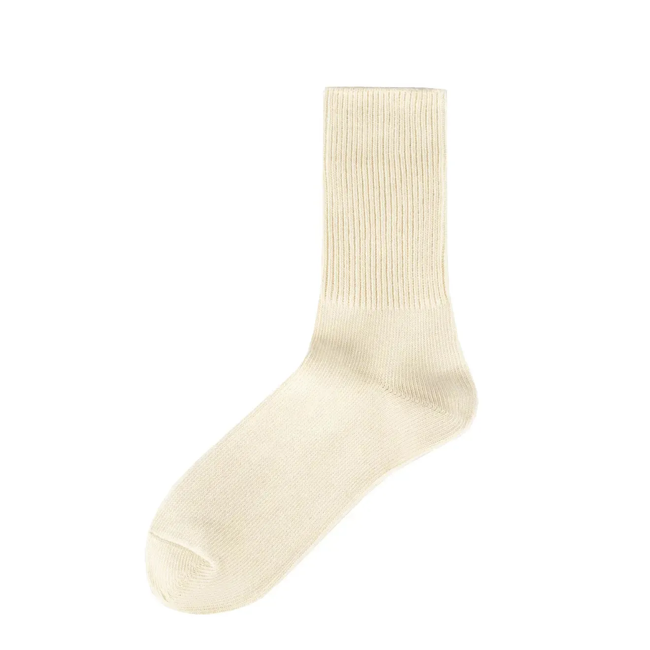 Rototo Organic Daily 3 Pack Ribbed Ecru / Gray Shoes Rototo