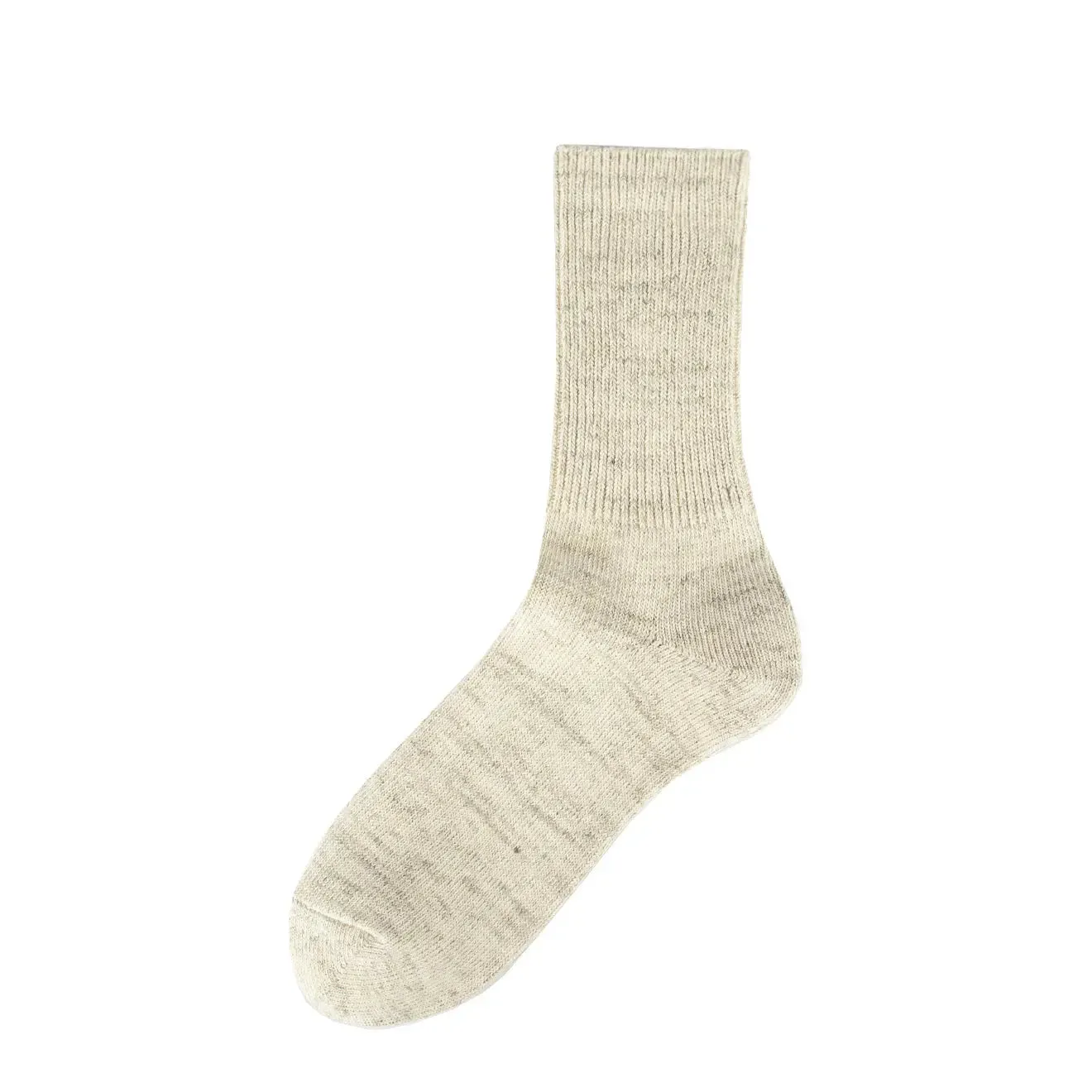 Rototo Organic Daily 3 Pack Ribbed Ecru / Gray Shoes Rototo