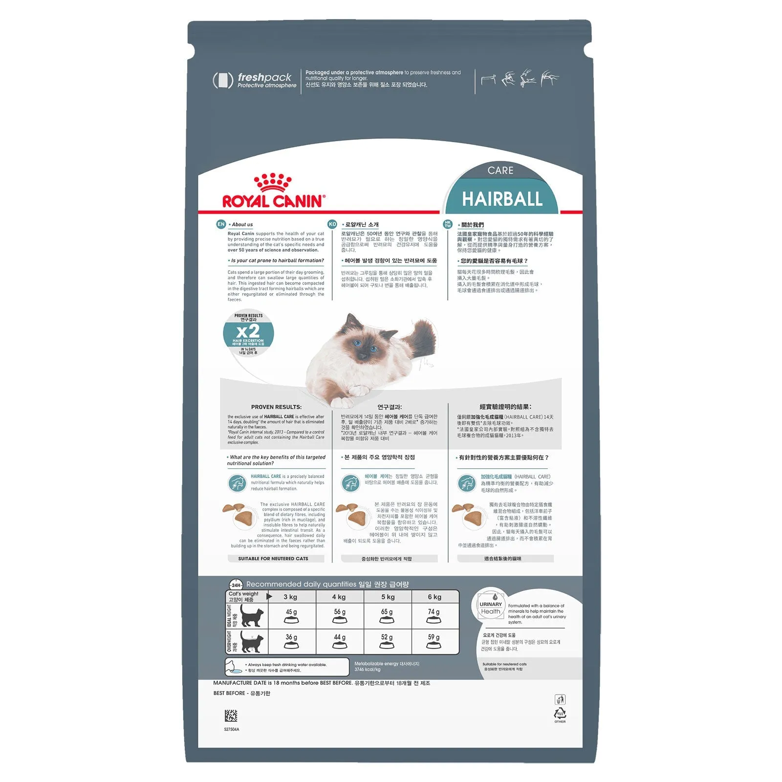 Royal Canin Cat Food Adult Hairball Care