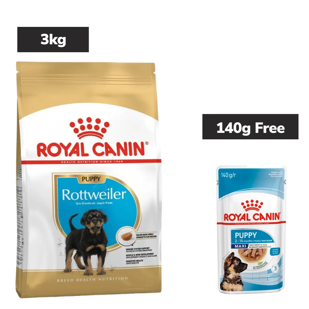 Royal Canin Rottweiler Puppy Dog Dry Food