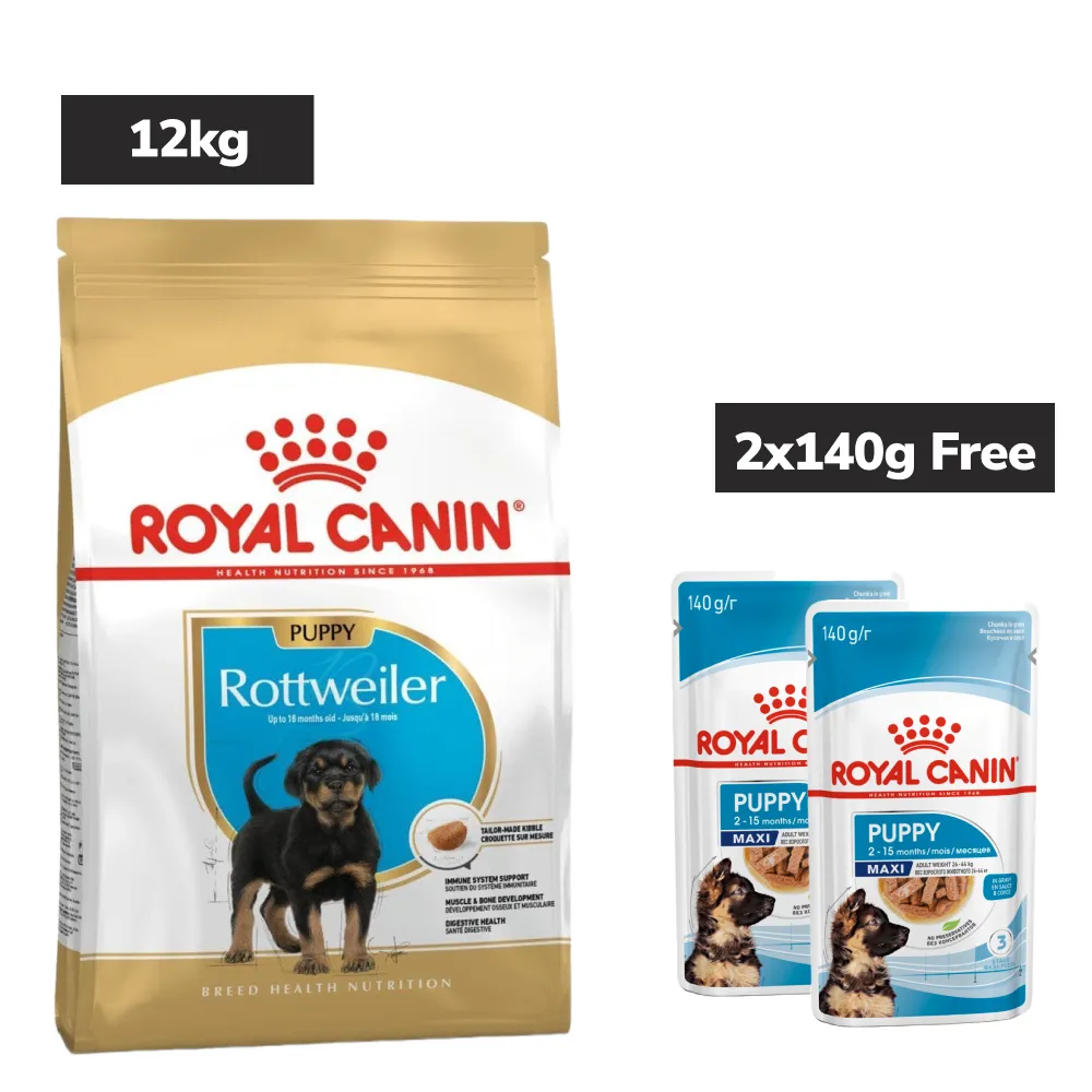 Royal Canin Rottweiler Puppy Dog Dry Food