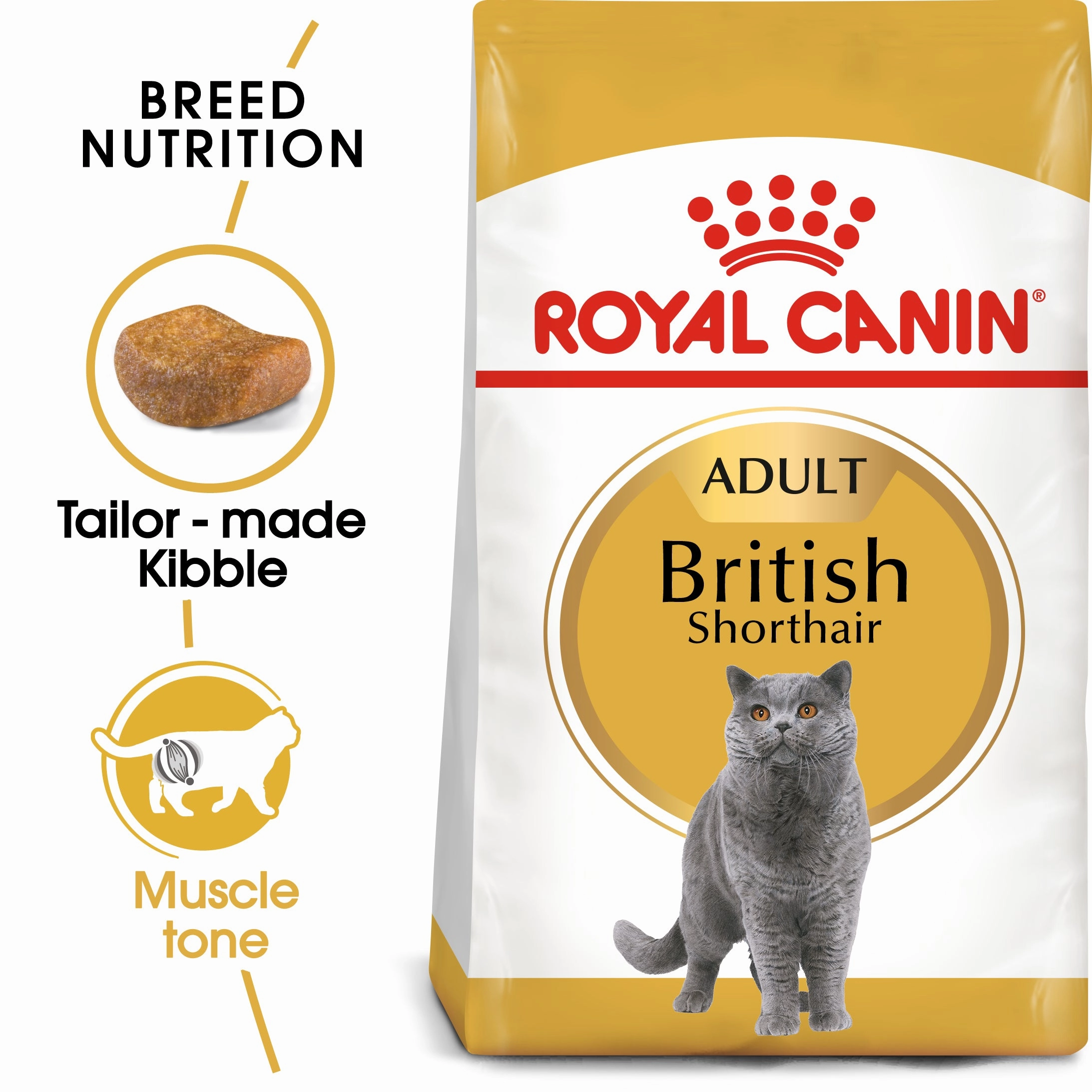 Royal Canin - British Shorthair Breed Adult Cat Dry Food (4kg)