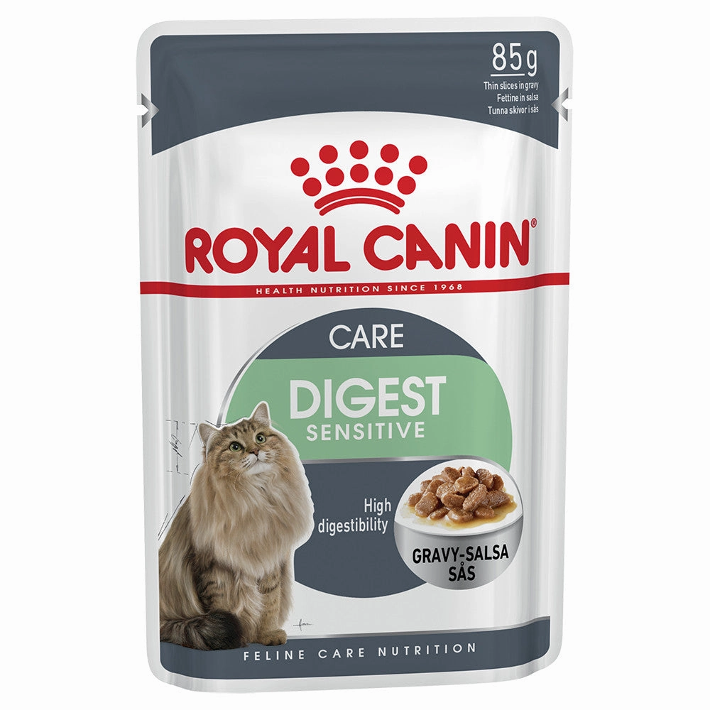 Royal Canin - Digestive Sensitive Care Gravy Adult Cat Wet Food (85g x 12pk)