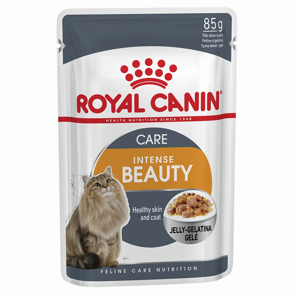 Royal Canin - Hair & Skin Care Care Jelly Adult Cat Wet Food (85g x 12pk)