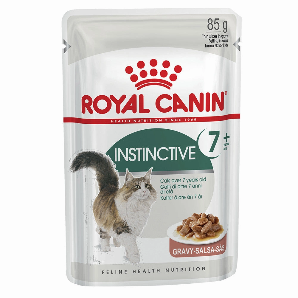 Royal Canin - Instinctive Gravy 7  Mature Cat Wet Food (85g x 12pk)