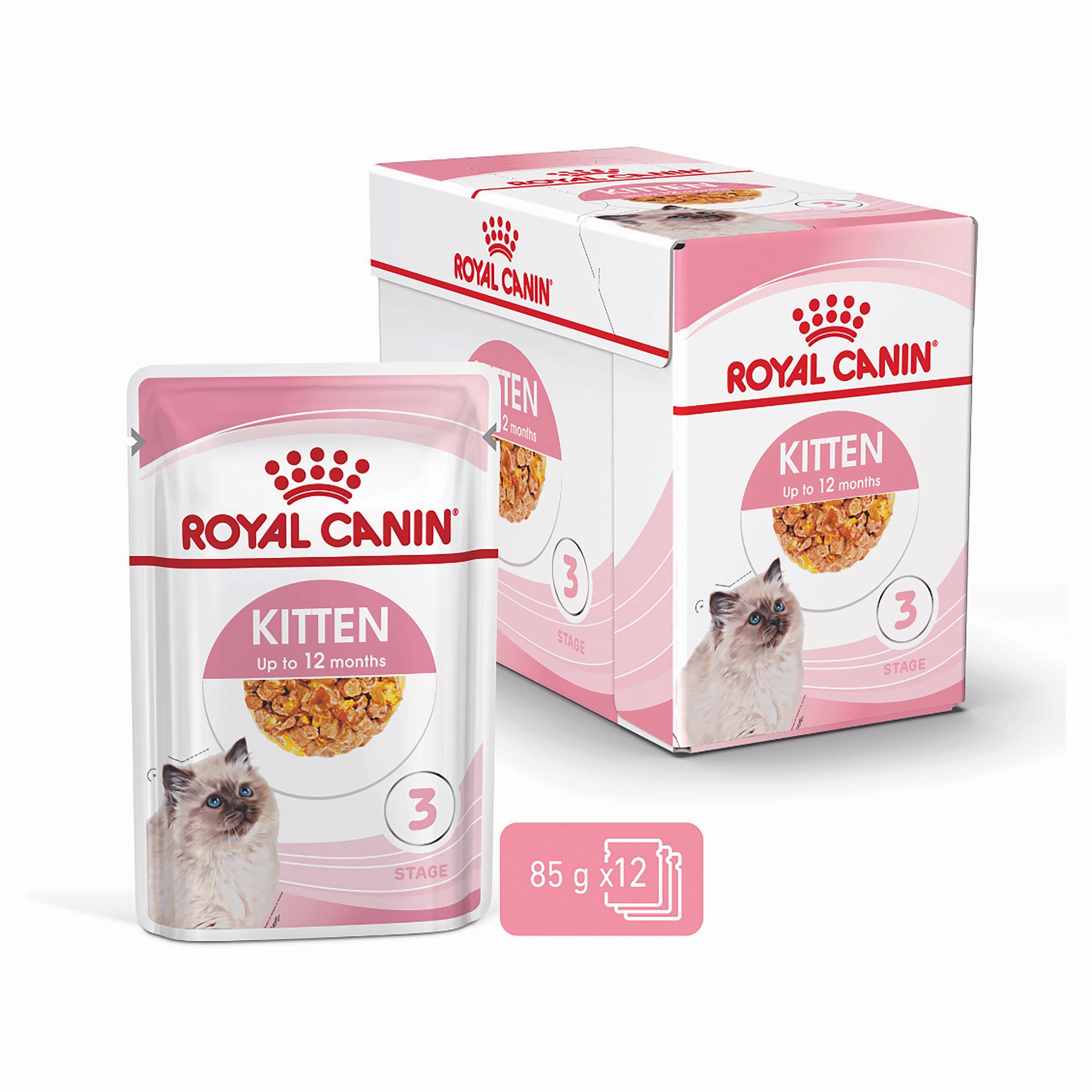 Royal Canin - Kitten in Jelly Cat Wet Food (85g x 12pk)