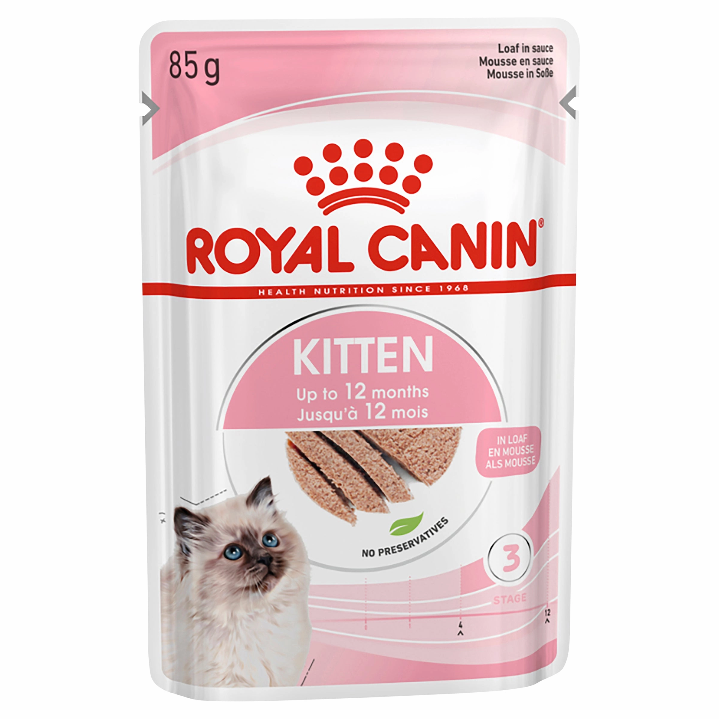 Royal Canin - Kitten in Loaf Cat Wet Food (85g x 12pk)