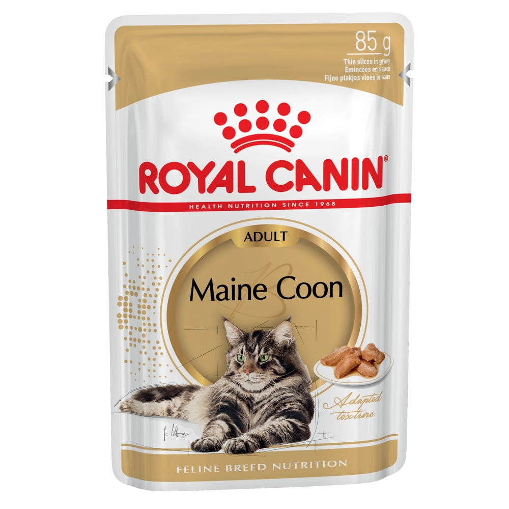 Royal Canin - Maine Coon Breed Gravy Adult Cat Wet Food (85g x 12pk)