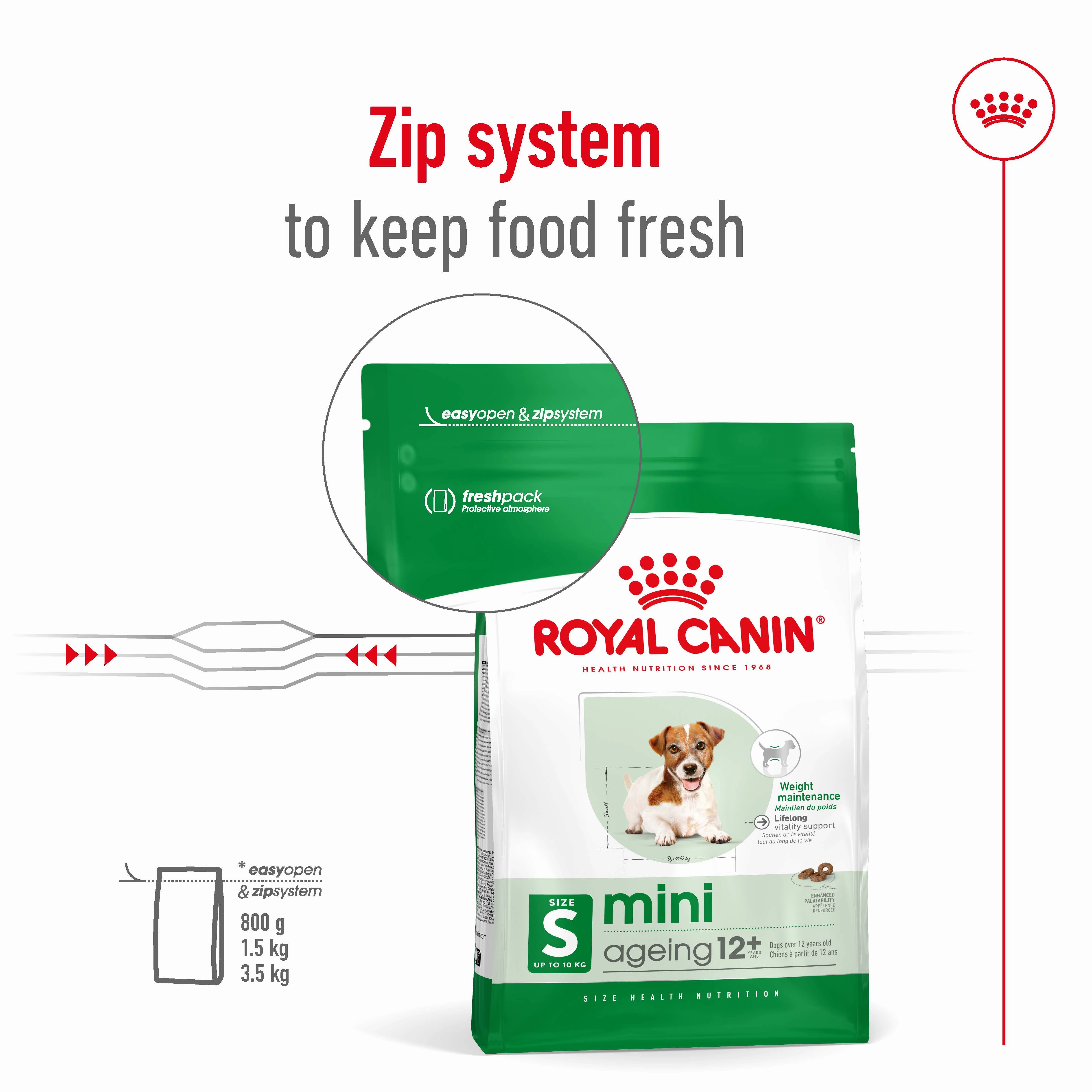 Royal Canin - Mini 12  Ageing Dog Dry Food (1.5kg)
