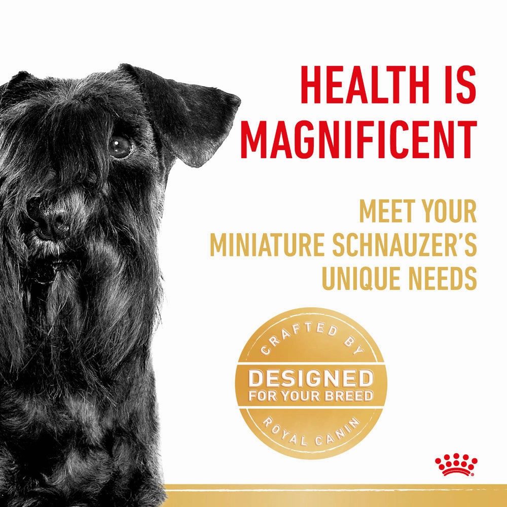 Royal Canin - Miniature Schnauzer Breed Adult Dog Dry Food (3kg)