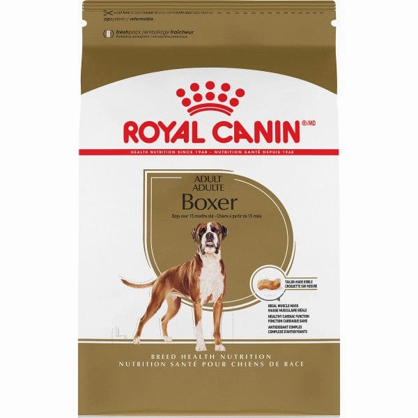 Royal Canin Boxer Adult Dry Dog Food, 30lb