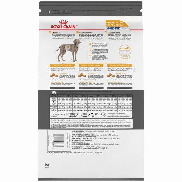 Royal Canin Large Adult Sensitive Skin Care Dry Dog Food, 30lb