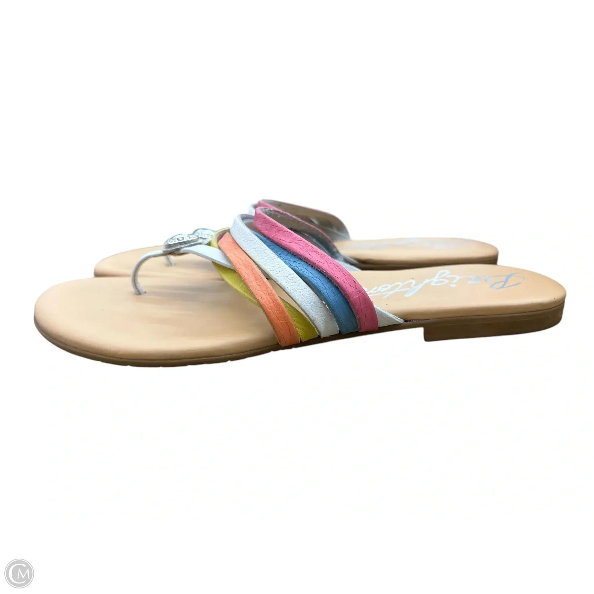Sandals Flip Flops By Brighton In Multi-colored, Size: 9