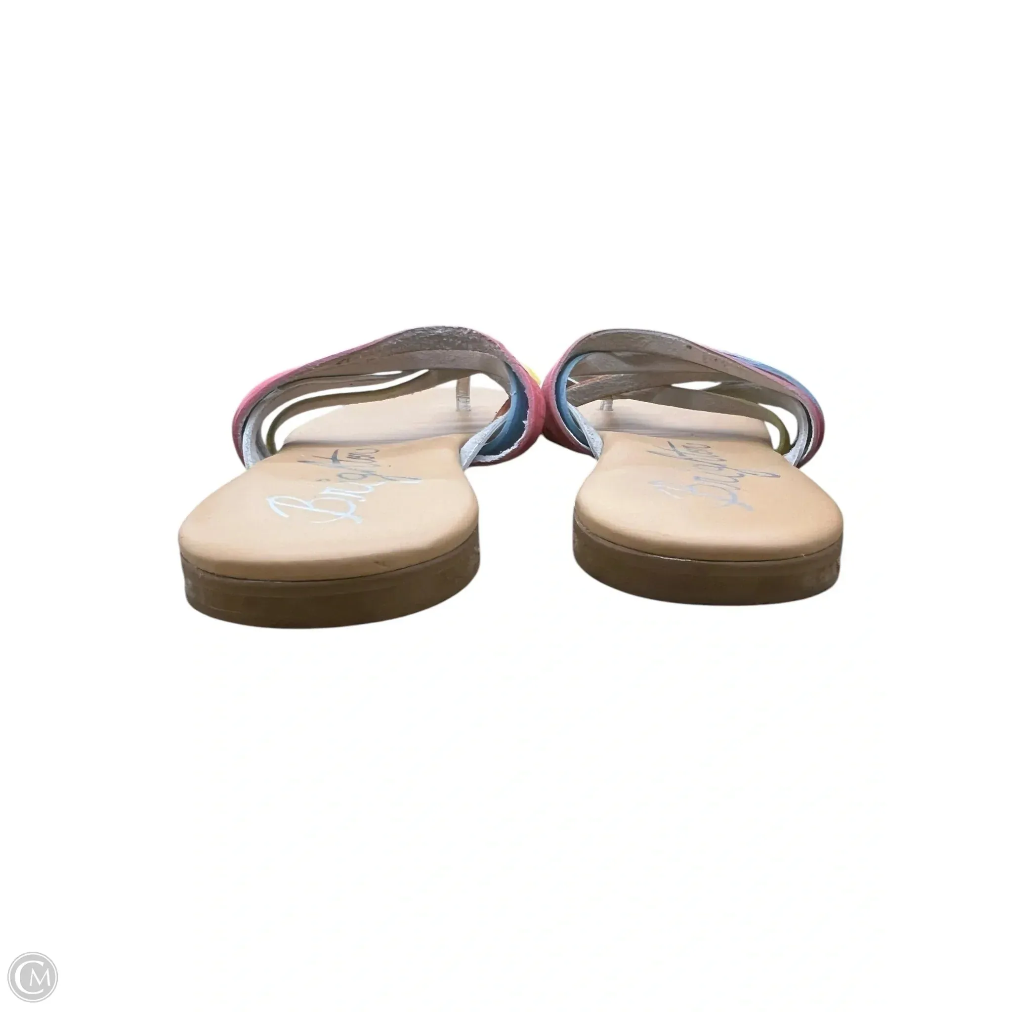 Sandals Flip Flops By Brighton In Multi-colored, Size: 9