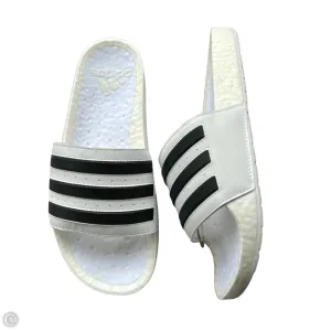 Sandals Sport By Adidas In Black & White, Size: 13 adidas