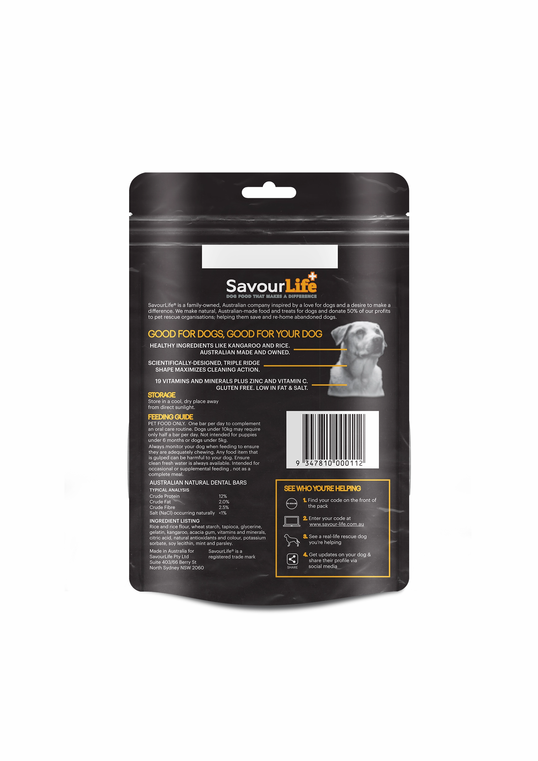 SavourLife - Australian Natural Dental Bars (Small/Medium)