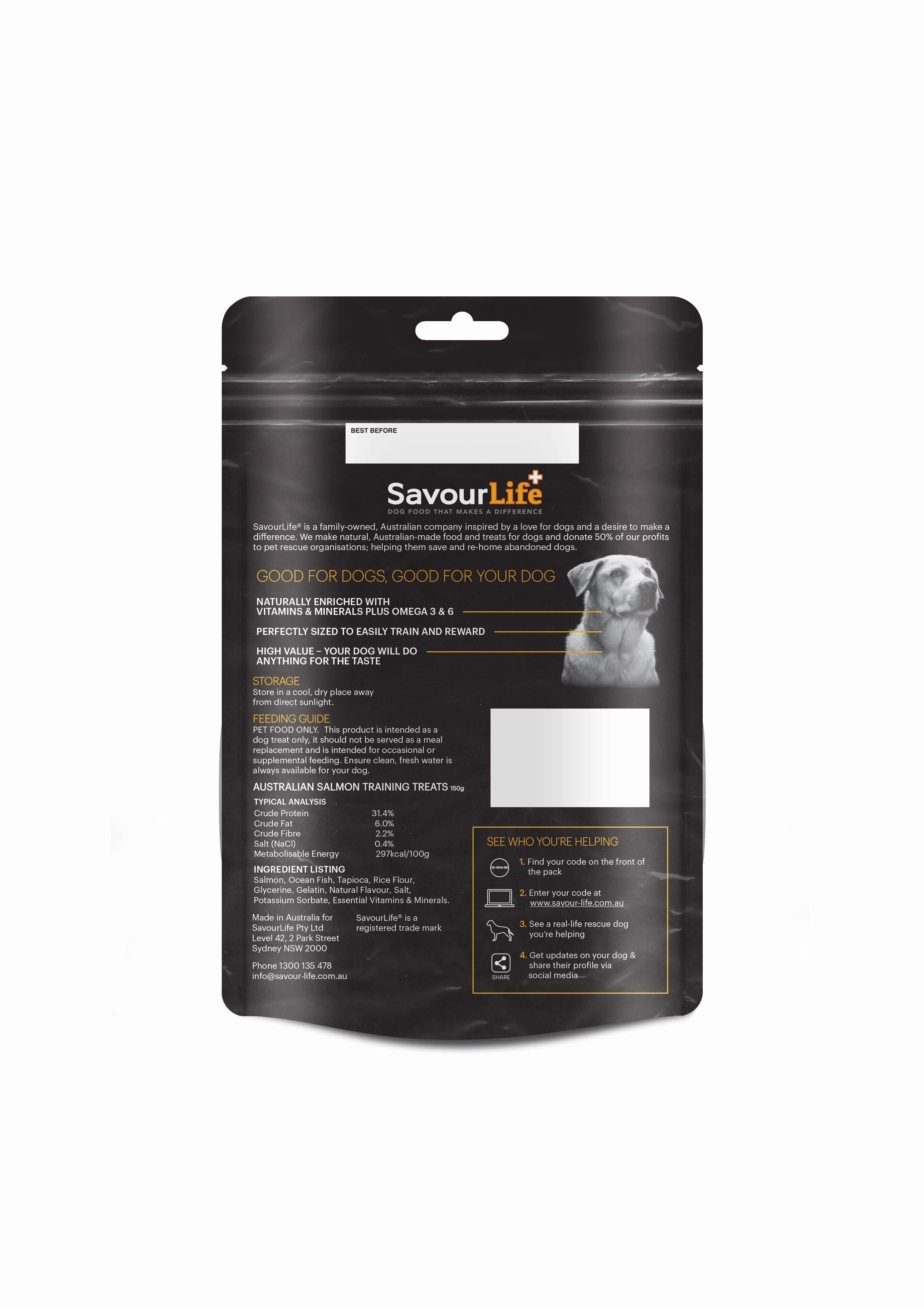 SavourLife - Australian Salmon Training Treats (150g)