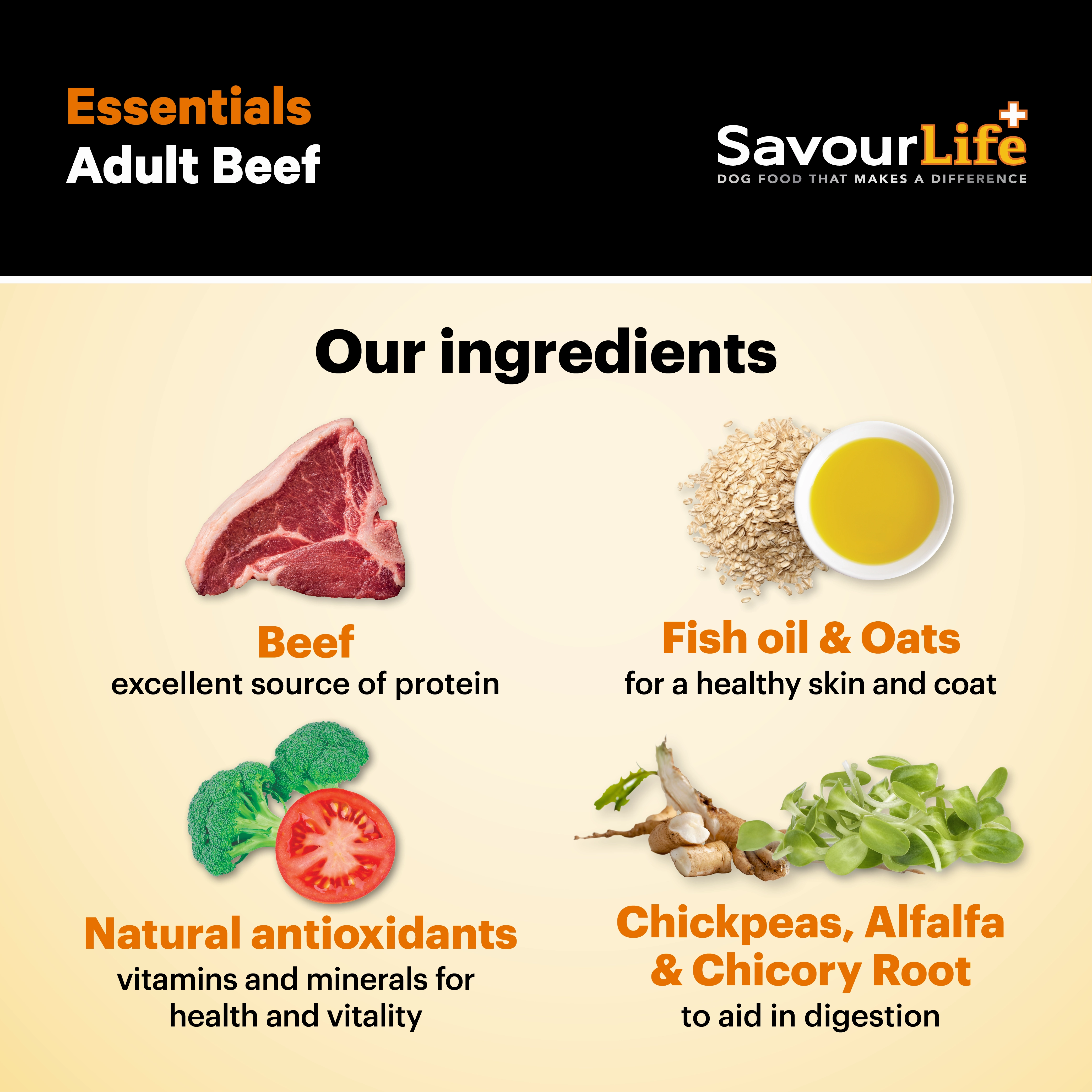 SavourLife - Essentials Beef Dog Dry Food (15kg)