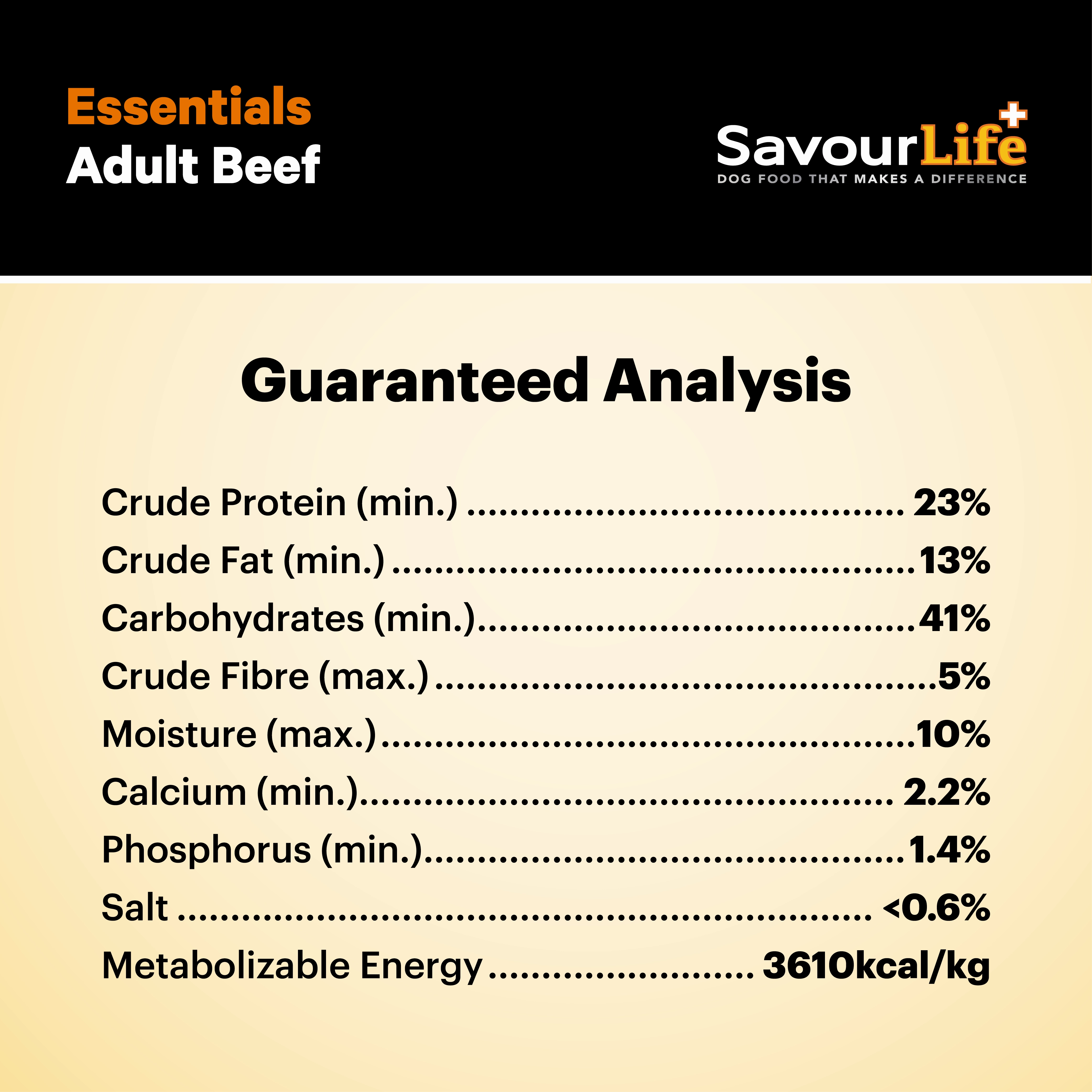 SavourLife - Essentials Beef Dog Dry Food (15kg)