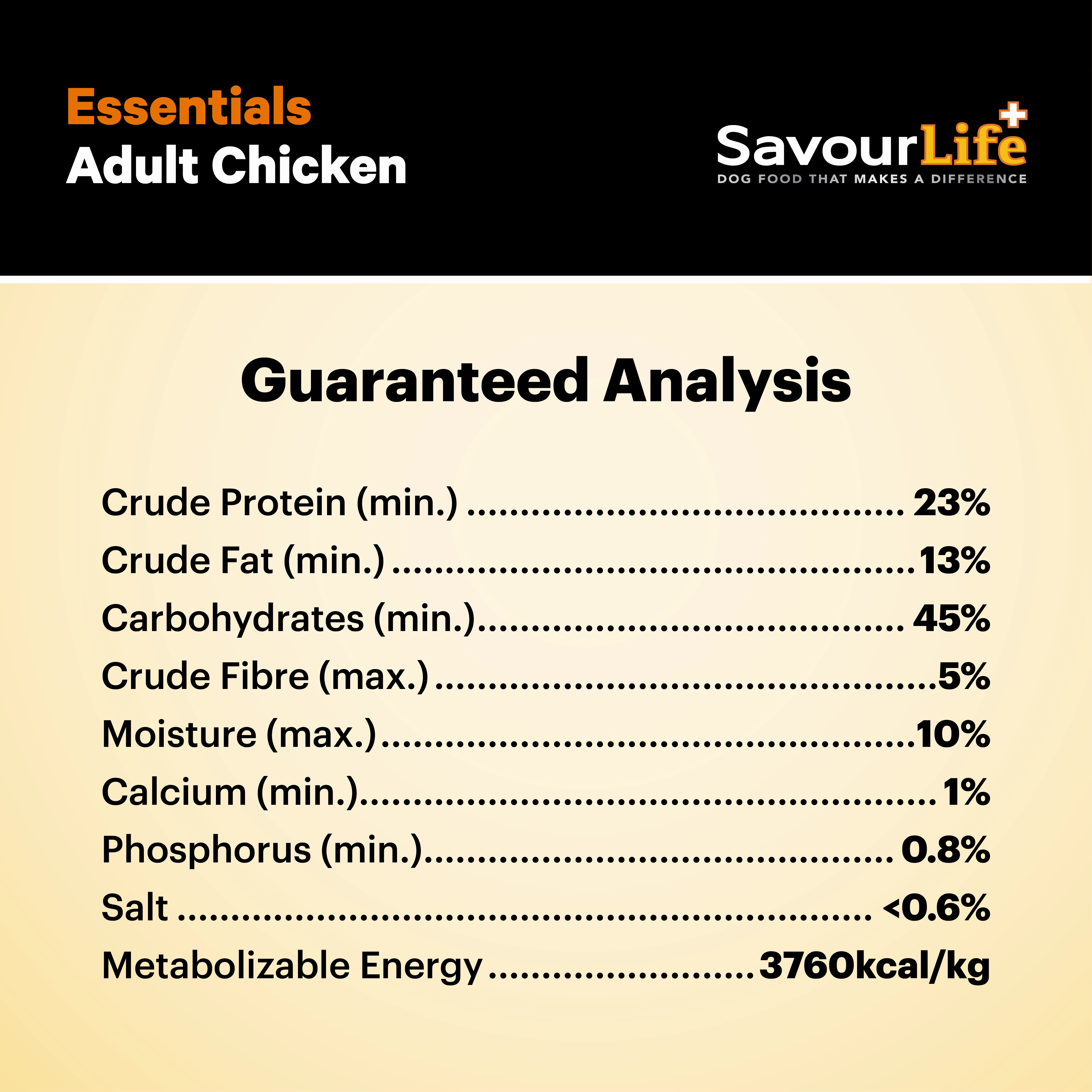 SavourLife - Essentials Chicken Dog Dry Food (3kg)