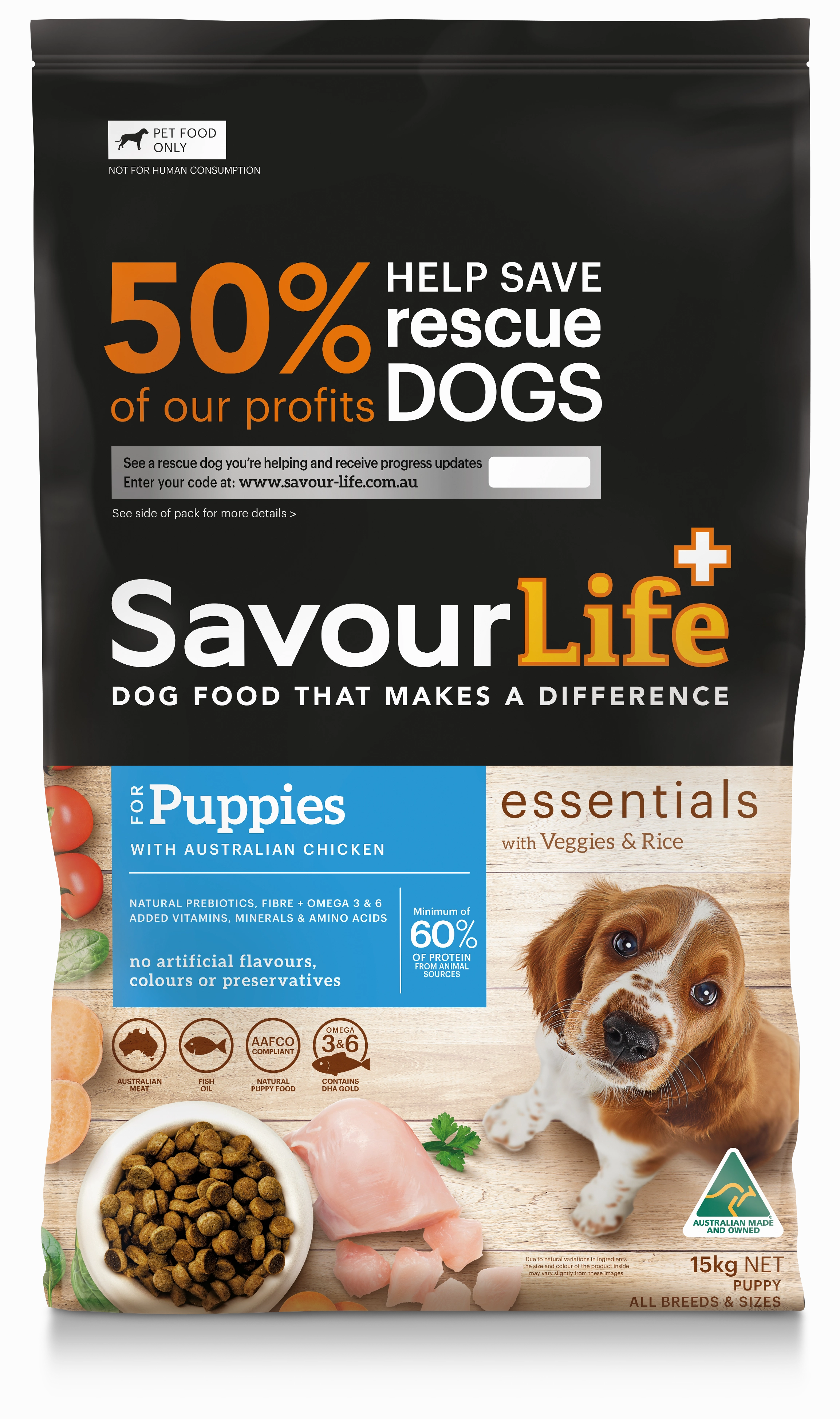 SavourLife - Essentials Chicken Puppy Dry Food (15kg)
