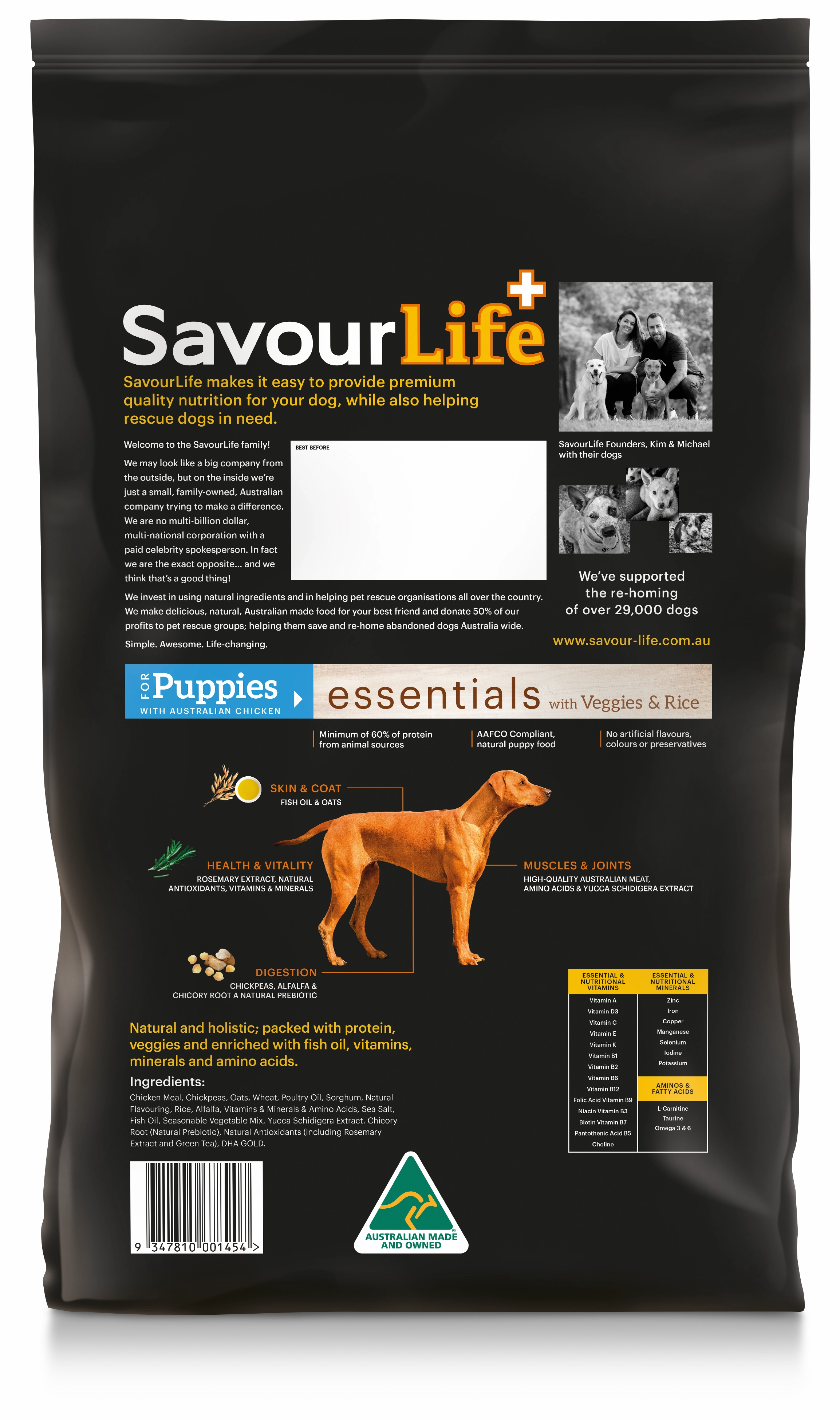 SavourLife - Essentials Chicken Puppy Dry Food (15kg)