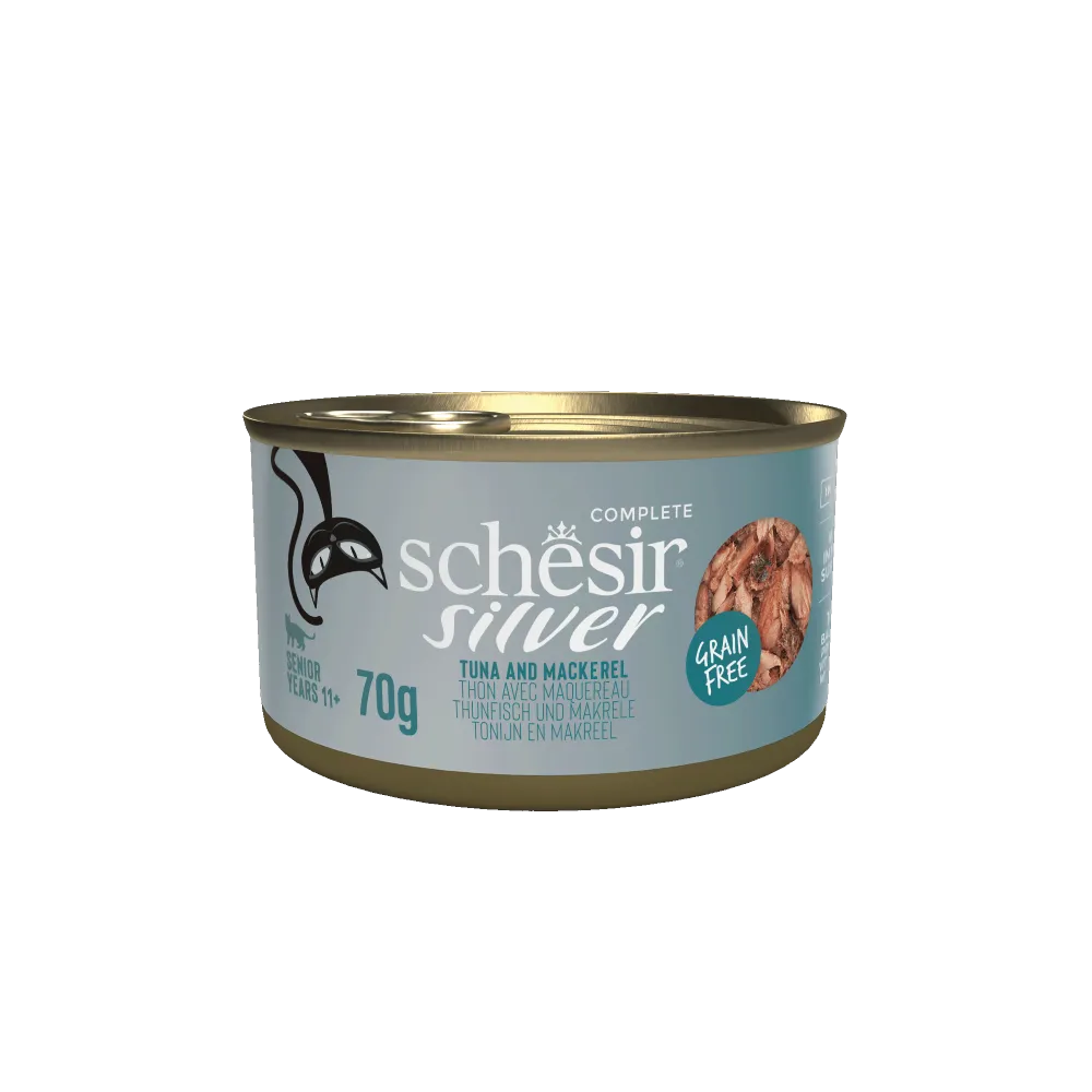 Schesir Cat Silver Tuna And Mackerel 70g
