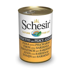 Schesir Nature Tuna with Pilchards for Cats 140g