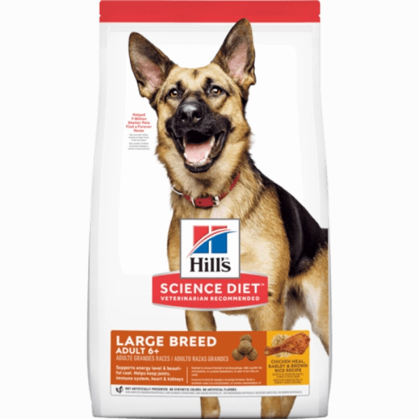 Science Diet Adult 6  Large Breed Chicken Meal, Barley & Rice Recipe Dry Dog Food, 33lb