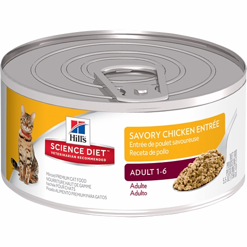 Science Diet Adult Savory Chicken Entree Wet Cat Food