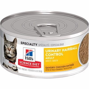 Science Diet Adult Urinary Hairball Control Savory Chicken Entre Wet Cat Food