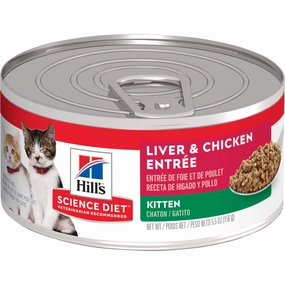 Science Diet Kitten Liver & Chicken Entre Wet Cat Food