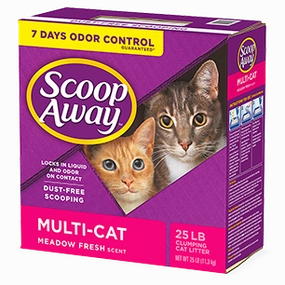 Scoop Away Multi-Cat Scented Scoopable Cat Litter