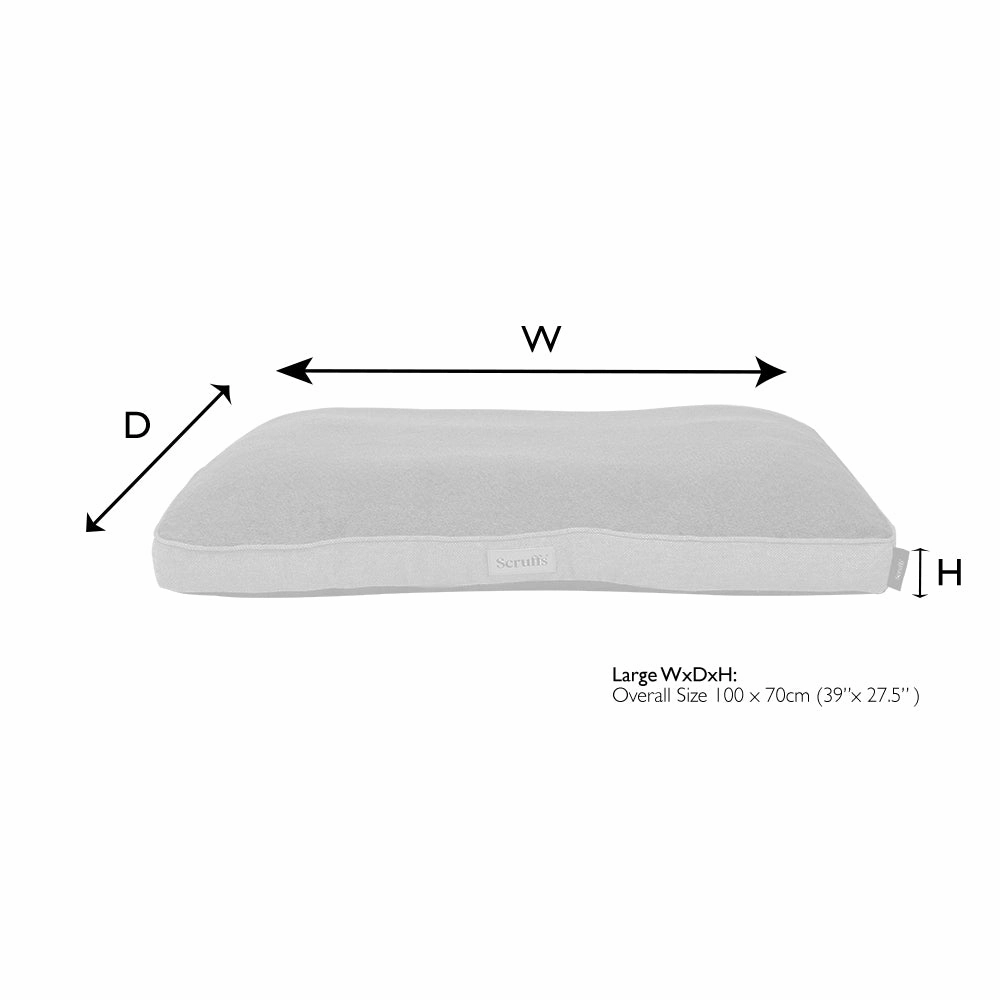 Scruffs - Harvard Orthopaedic Mattress Graphite Grey (100 x 70cm)