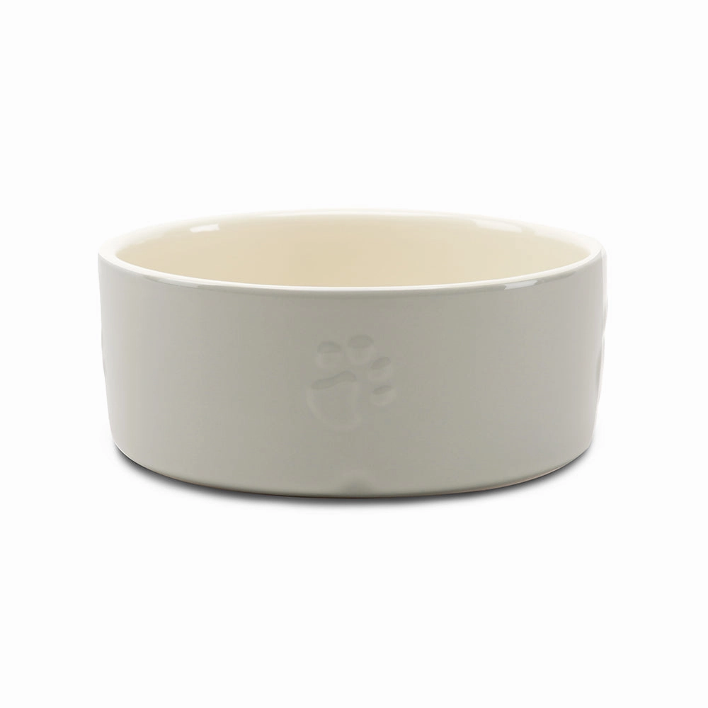 Scruffs - Icon Pet Food Bowl Light Grey (25cm)
