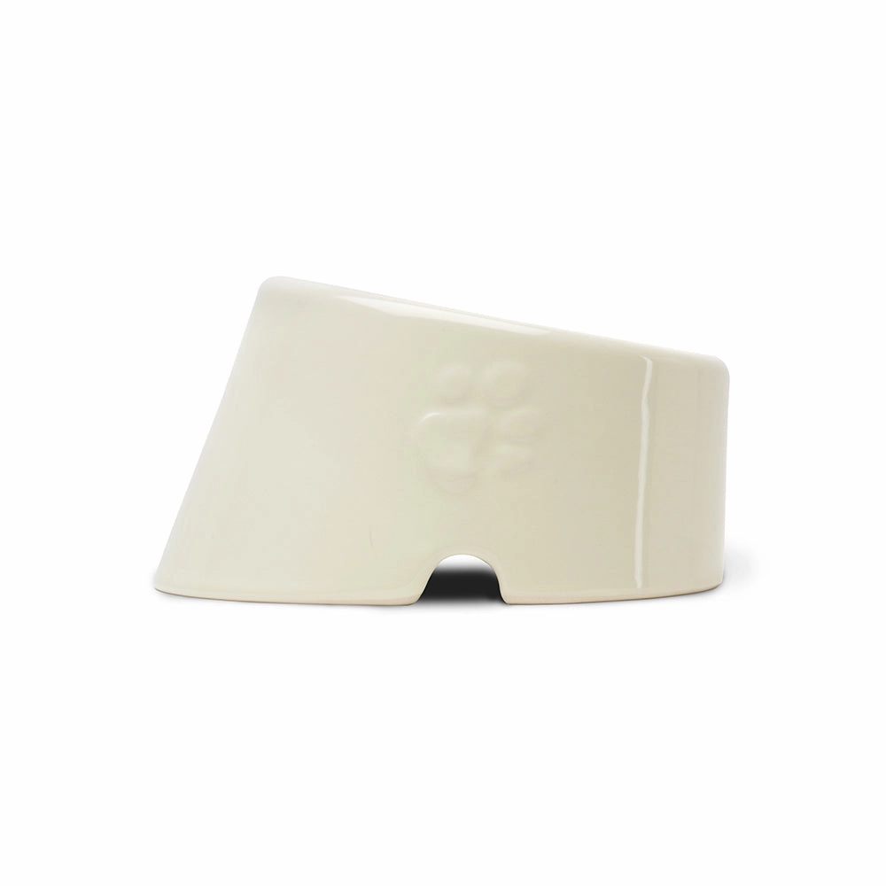 Scruffs - Icon Slanted Pet Bowl Cream (18cm)