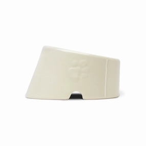 Scruffs - Icon Slanted Pet Bowl Cream (18cm)