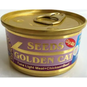 Seeds Golden Cat Tuna   Chicken   Beef 80g