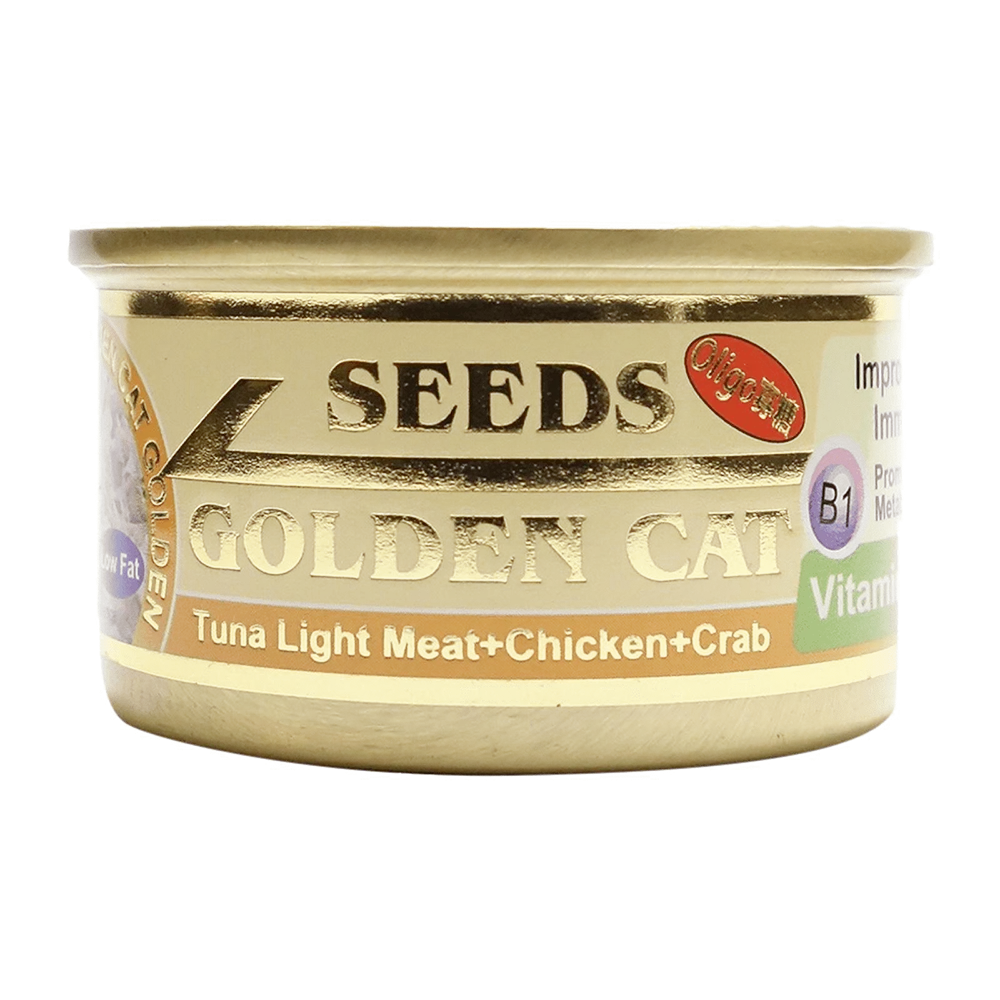 Seeds Golden Cat Tuna   Chicken   Crab 80g