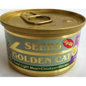 Seeds Golden Cat Tuna   Shirasu   Chicken 80g
